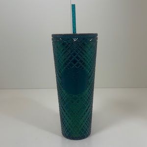 EUC Starbucks Green/Emerald Cut Cup